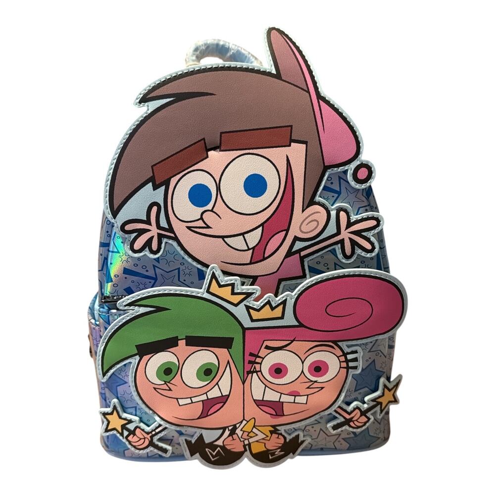 Loungefly The Fairly OddParents NYCC Limited Edition glow mini backpack NWT